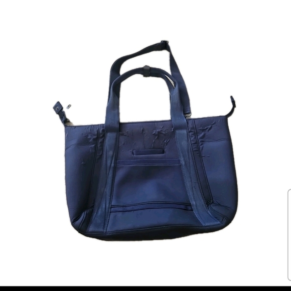 Dagne Dover Navy Blue 365 Neoprene Landon Travel & Gym Weekend Bag Medium - Picture 4 of 13